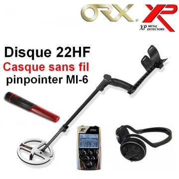 XP ORX 22 hf + casque sans fil +  pinpointer MI-6